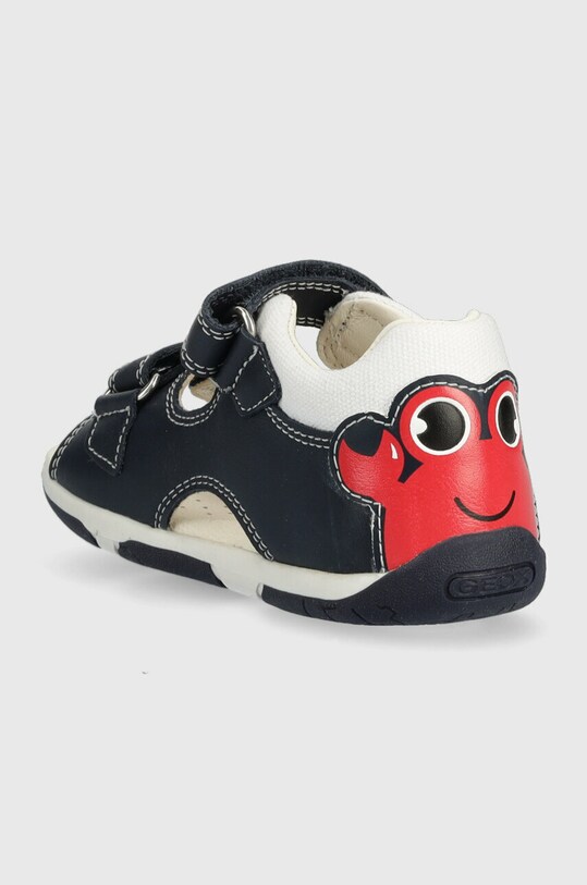 Chłopiec Geox sandały skórzane dziecięce B350XB.08510 granatowy