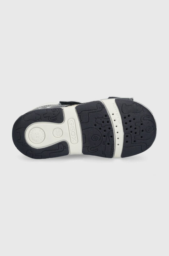 Geox sandale din piele pentru copii B350XB.08510 bleumarin
