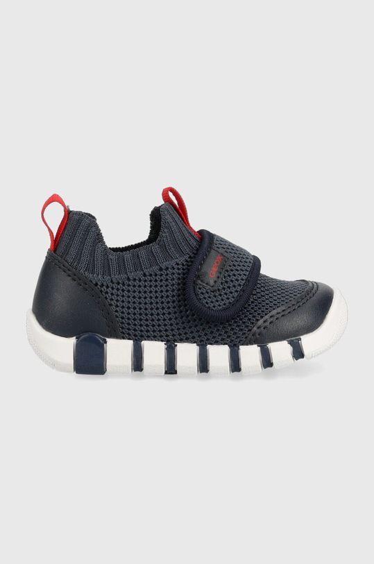 Geox sneakersy dziecięce imitacja skóry licowej granatowy B3555A.01454