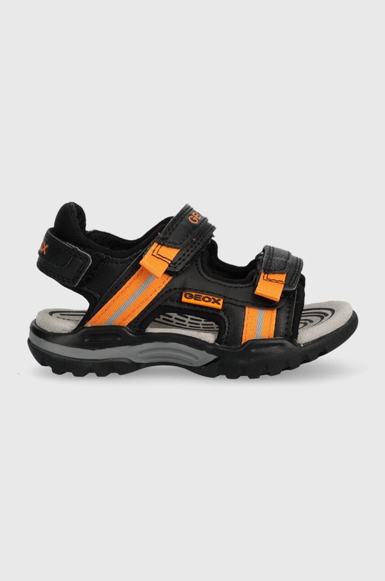 Detské sandále Geox imitácia kože čierna J250RA.01554.24.27.PPYX