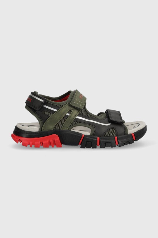 Geox sandały dziecięce imitacja skóry licowej zielony J35GHC.014ME.36.39.PPYX