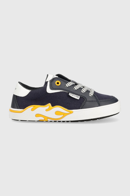 Geox sneakersy dziecięce imitacja skóry licowej granatowy J35HLA.01054.28.35.PPYX