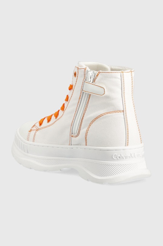 Băieți Calvin Klein Jeans tenisi copii V3X5.80603.35.38 alb