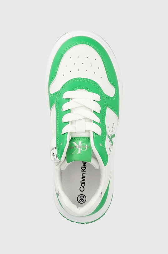Calvin Klein Jeans sneakers pentru copii verde V3X9.80552.30.34