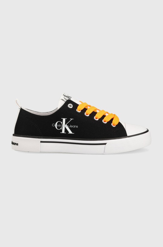Calvin Klein Jeans tenisówki dziecięce syntetyczny czarny V3X9.80567.35.38