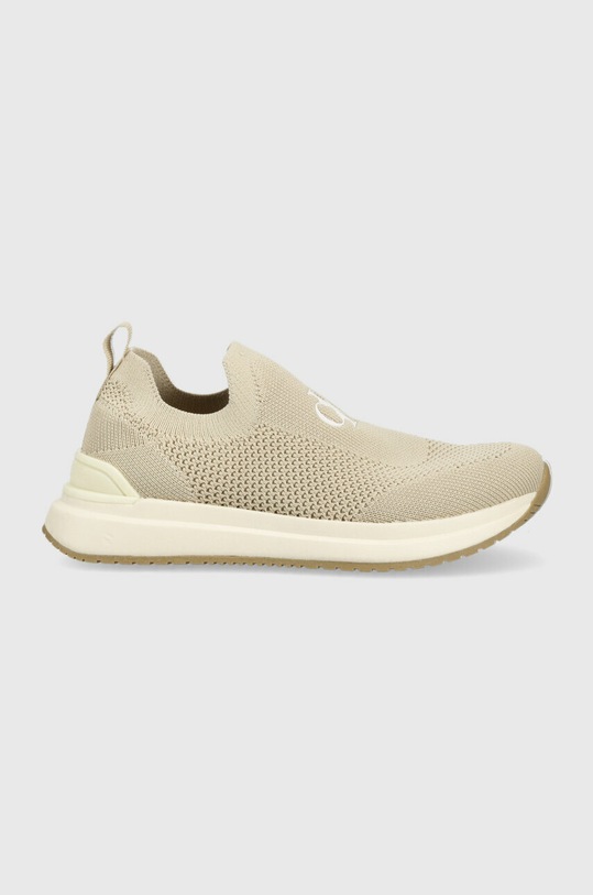 Calvin Klein Jeans adidași pentru bebeluși mic de statură bej V3X9.80587.30.34