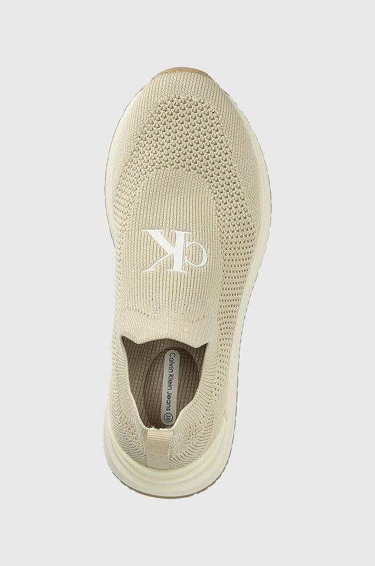Calvin Klein Jeans adidași pentru bebeluși bej V3X9.80587.30.34