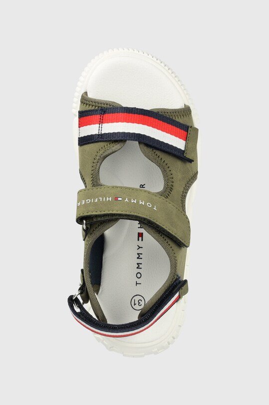 Παιδικά σανδάλια Tommy Hilfiger πράσινο T1B2.32898