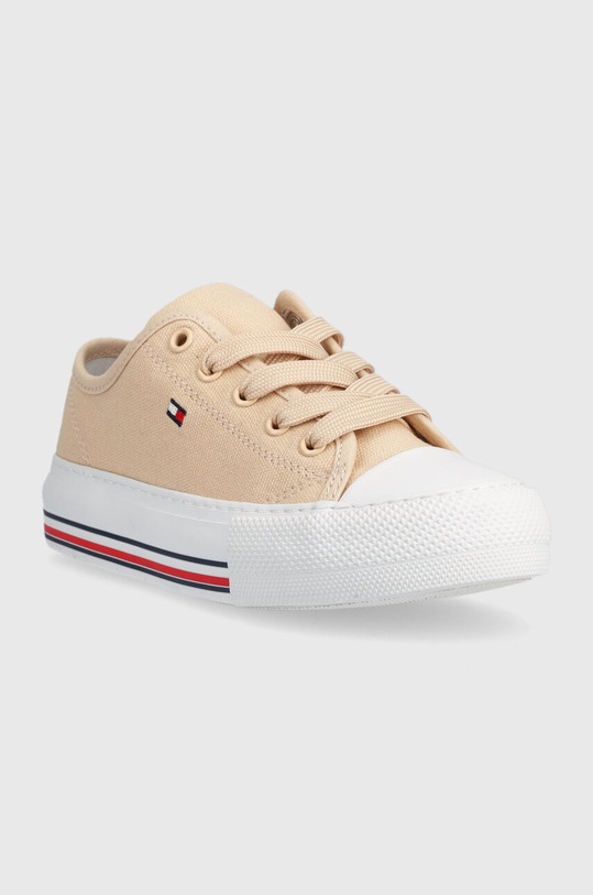 Dětské tenisky Tommy Hilfiger T3A9.32677.30.34 béžová SS23