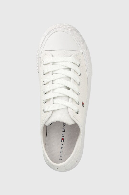 Παιδικά πάνινα παπούτσια Tommy Hilfiger λευκό T3A9.32677.35.39