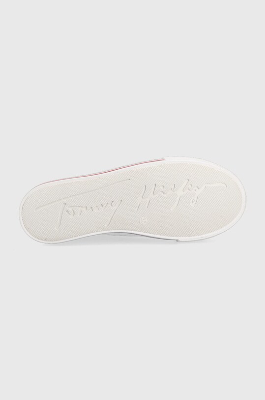 Παιδικά πάνινα παπούτσια Tommy Hilfiger T3A9.32677.35.39 λευκό