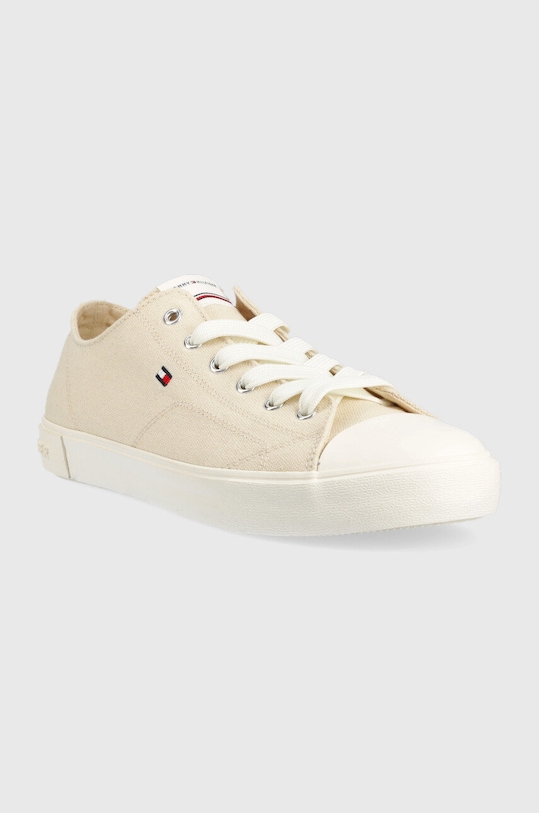 Παιδικά πάνινα παπούτσια Tommy Hilfiger T3X9.32827.35.39 μπεζ SS23