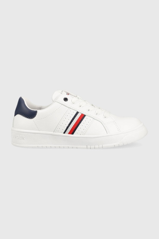 Tommy Hilfiger sneakersy dziecięce imitacja skóry licowej biały T3X9.32849