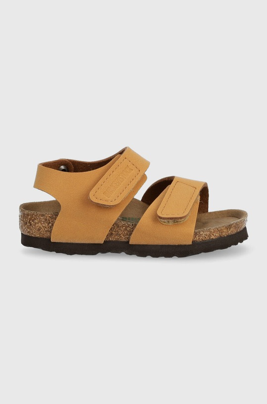 Birkenstock sandały dziecięce imitacja skóry licowej beżowy 1024365