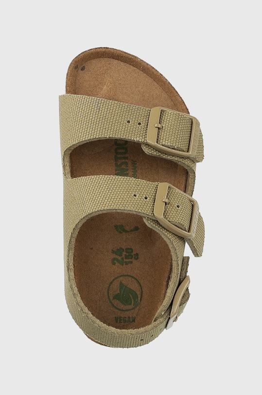 Birkenstock sandały dziecięce Milano zielony 1024376