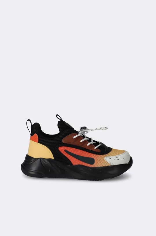 Lemon Explore sneakersy dziecięce imitacja skóry licowej czarny WL3204104SHB