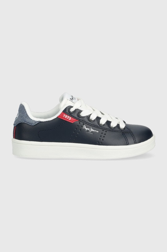 Pepe Jeans scarpe da ginnastica per bambini pelle fiore blu navy PBS30545