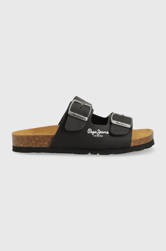 Pepe Jeans klapki dziecięce czarny PBS90054