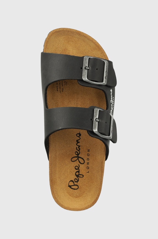 Pepe Jeans klapki dziecięce czarny PBS90054