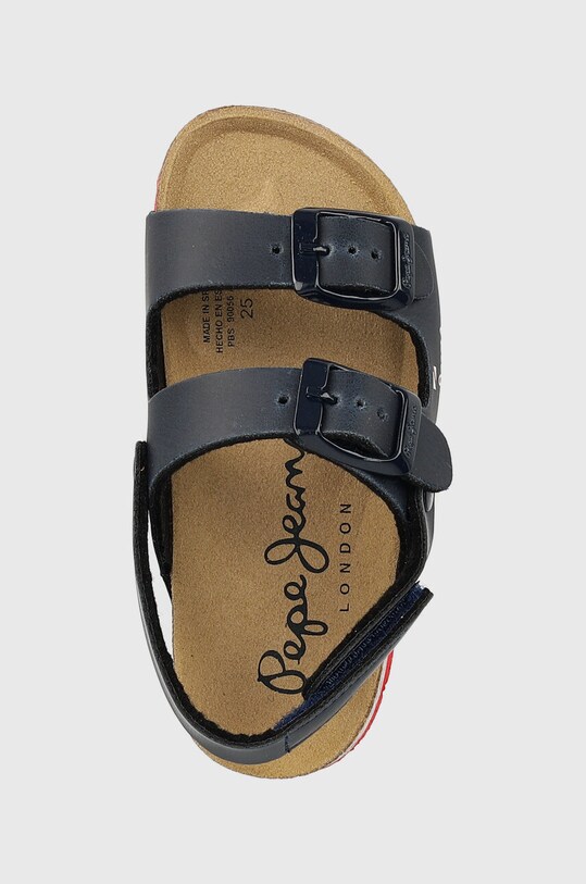 Dětské sandály Pepe Jeans Bio Double námořnická modř PBS90056