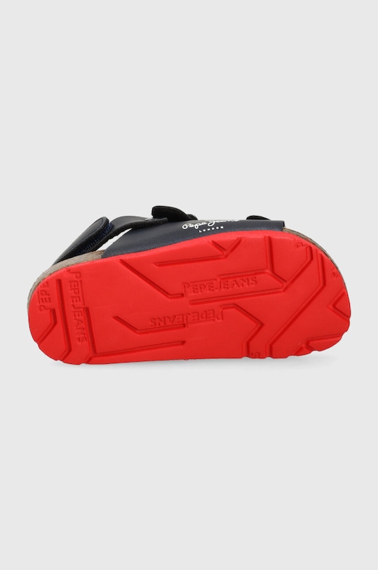 Παιδικά σανδάλια Pepe Jeans Bio Double PBS90056 σκούρο μπλε
