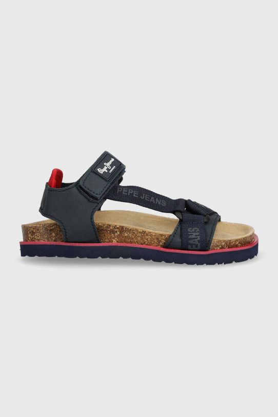 Detské sandále Pepe Jeans textilný tmavomodrá PBS90057