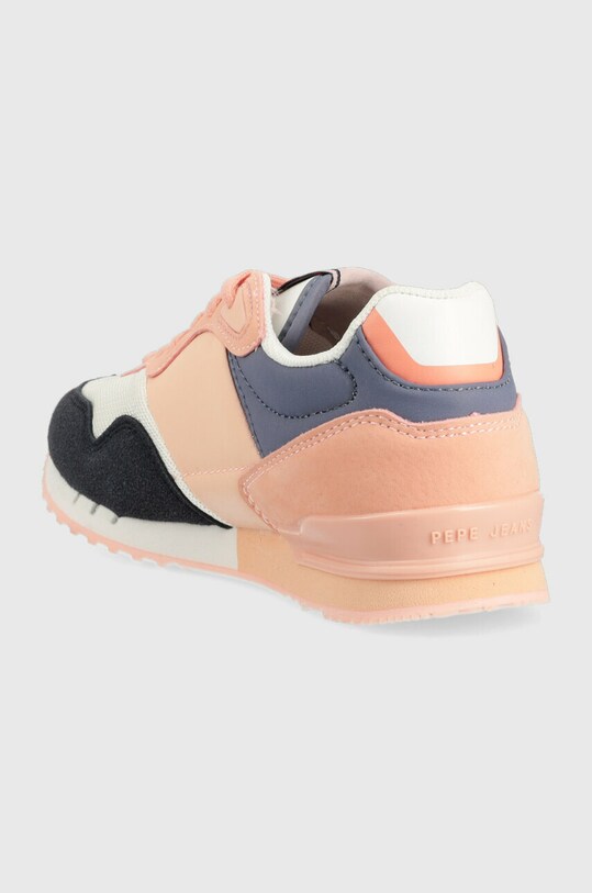 Chłopiec Pepe Jeans sneakersy dziecięce London Basic PGS30564 pomarańczowy
