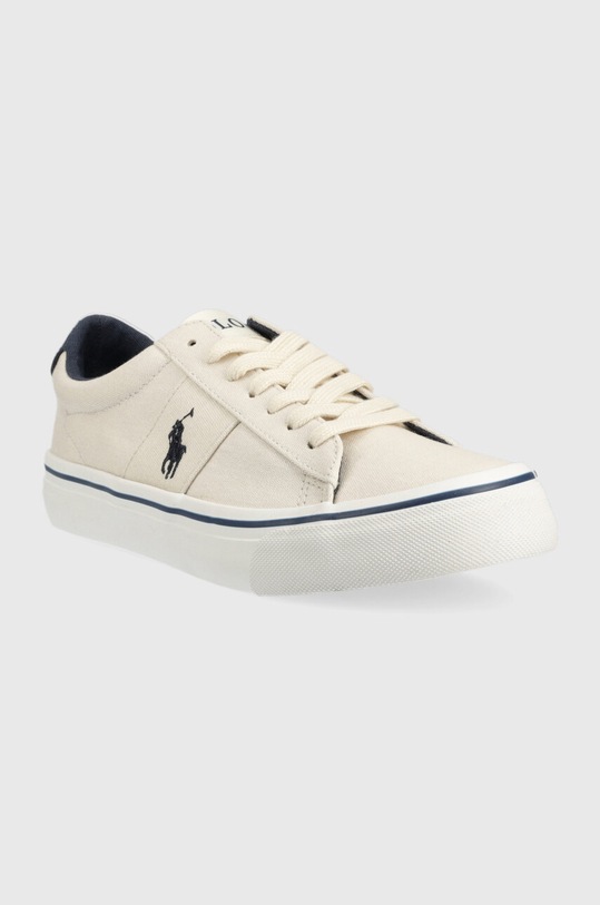 Polo Ralph Lauren tenisówki dziecięce RF103767 beżowy SS23
