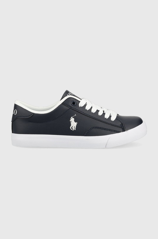 Polo Ralph Lauren sneakersy dziecięce imitacja skóry licowej granatowy RF104038