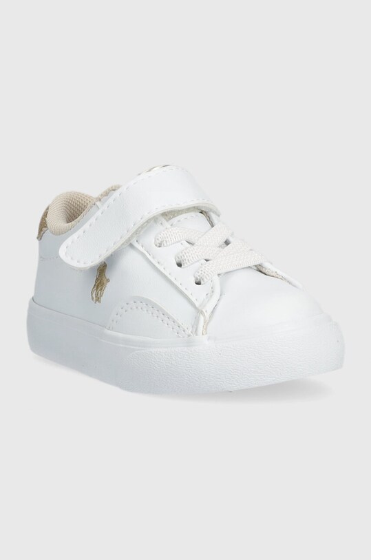 Polo Ralph Lauren sneakers pentru copii RF104099.19.26 alb SS23