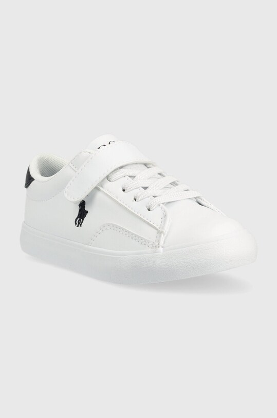 Polo Ralph Lauren sneakers pentru copii RF104104.27.34 alb SS23