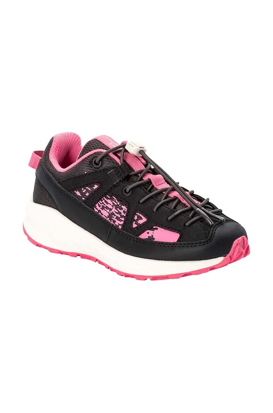 Jack Wolfskin buty dziecięce VILI SNEAKER LOW K imitacja skóry licowej czarny 4056841.34.40.New