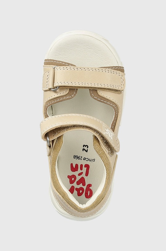 Дитячі шкіряні сандалі Garvalin бежевий 232611