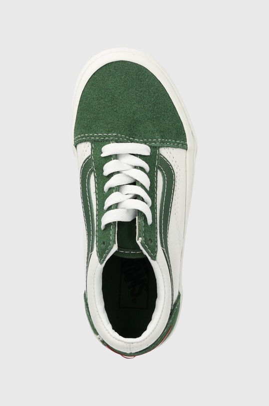 Vans tenisówki dziecięce UY Old Skool VANS BLACK zielony VN0005WVBLA1