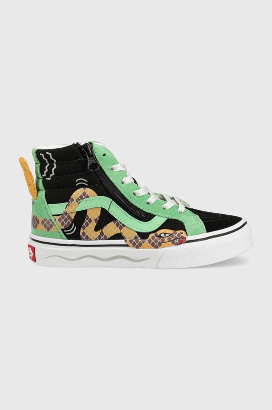 Vans trampki dziecięce SK8 Hi Reissue Side Zip S MINIM tekstylny czarny VN0007P32031