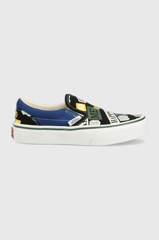Vans tenisówki dziecięce Classic Slip On VR3 HPPY DKPRP slip on niebieski VN0007Q1BMV1