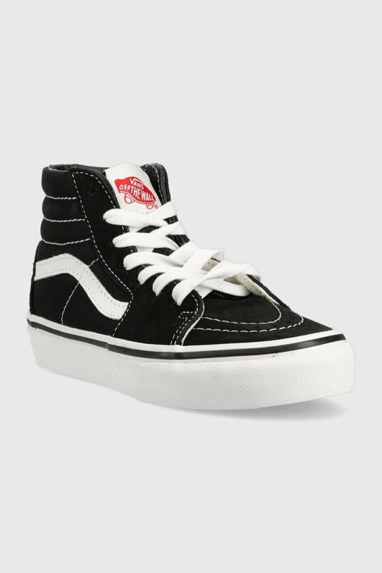 Dječaci Dječje tenisice Vans UY SK8 Hi BLACK/TRUE WHIT VN000D5F6BT1 crna