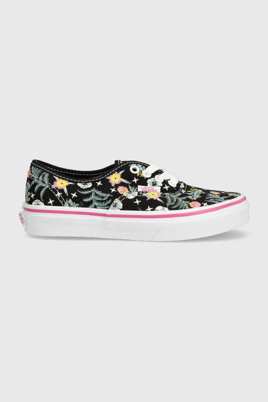 Vans tenisówki dziecięce UY Authentic FLRL BLACK czarny VN0A3UIVBLK1