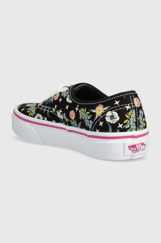 Chłopiec Vans tenisówki dziecięce UY Authentic FLRL BLACK VN0A3UIVBLK1 czarny