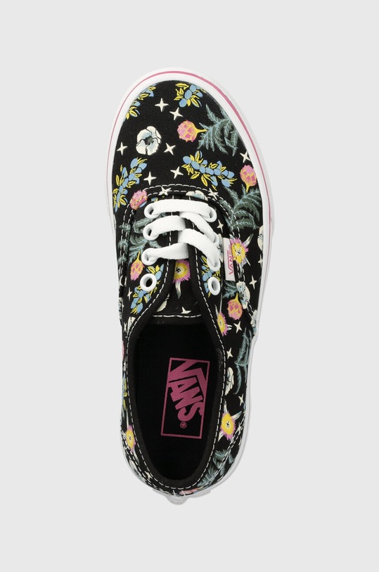 Vans tenisówki dziecięce UY Authentic FLRL BLACK czarny VN0A3UIVBLK1