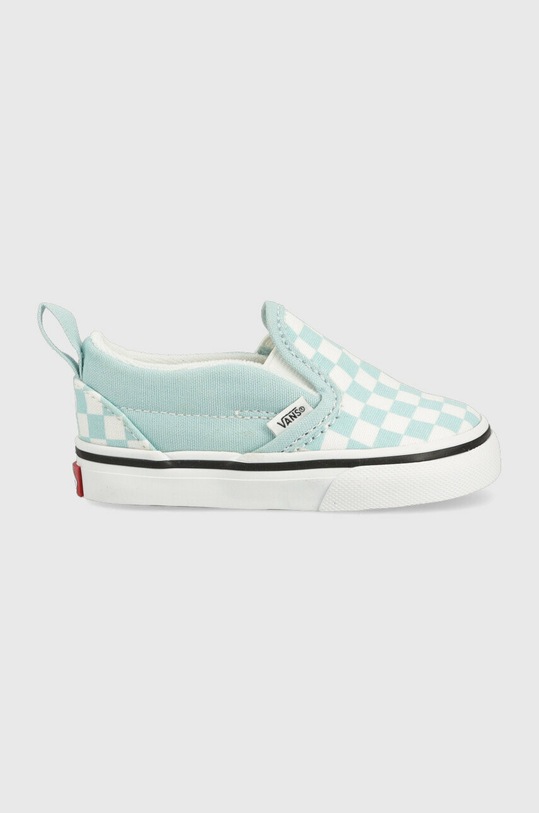 Vans tenisówki dziecięce TD Slip On V CTHR CHBD MBLUE slip on turkusowy VN0A5EFKH7O1