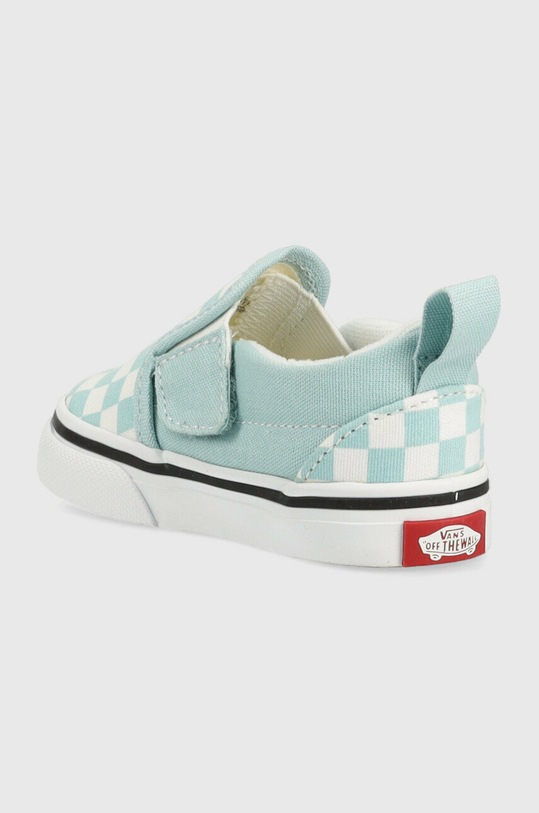 Chłopiec Vans tenisówki dziecięce TD Slip On V CTHR CHBD MBLUE VN0A5EFKH7O1 turkusowy