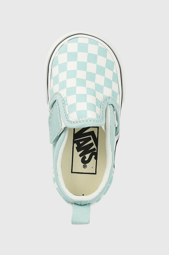 Vans tenisówki dziecięce TD Slip On V CTHR CHBD MBLUE turkusowy VN0A5EFKH7O1