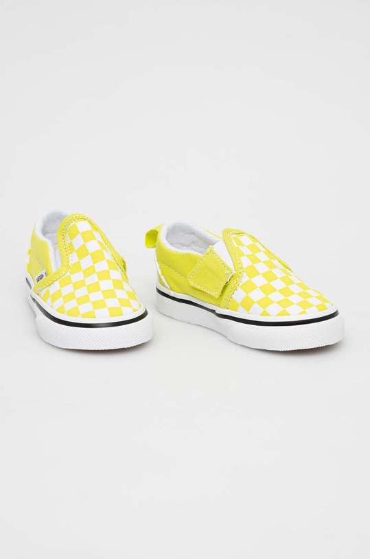 Vans tenisówki dziecięce TD Slip On V CTHR CHBD MBLUE VN0A5EFKZUD1 zielony SS23