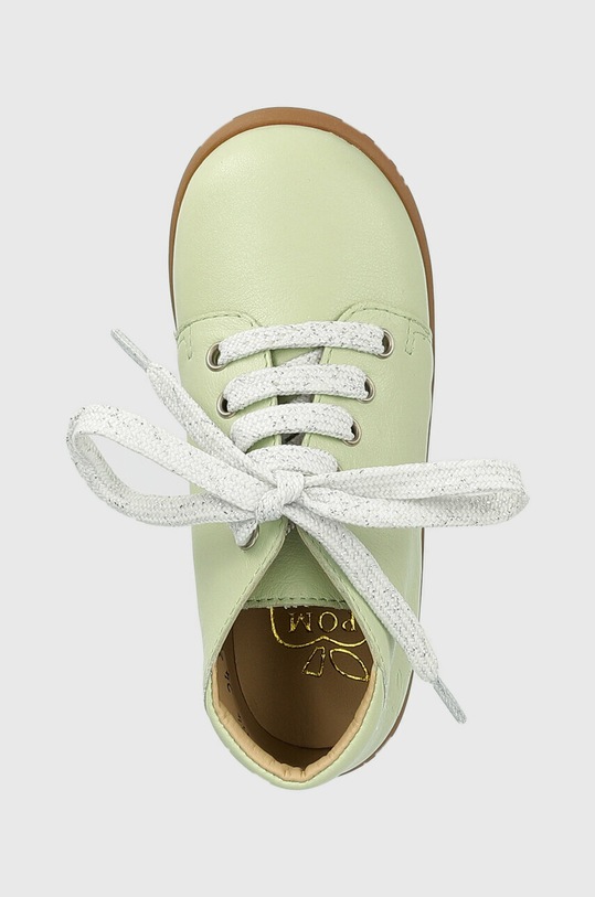 Pom D'api gyerek félcipő bőrből zöld O1AFAA0403.24.25