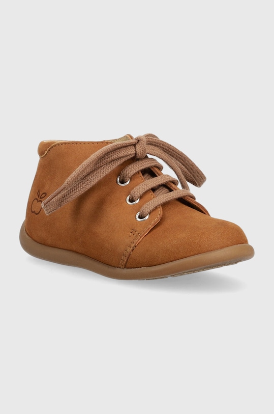 Pom D'api gyerek félcipő velúrból O1AFAS0406.18.23 barna SS23