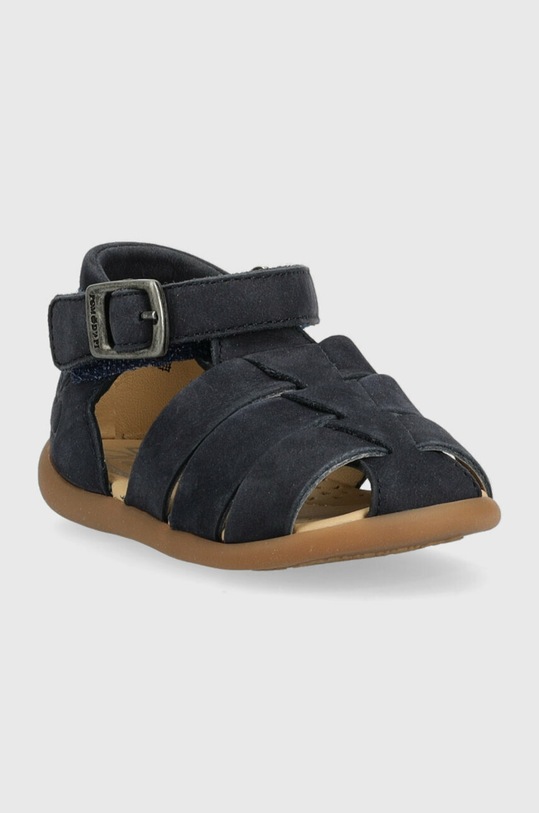 Pom D'api sandale din piele intoarsa pentru copii O1AJAS04R1.18.23 bleumarin SS23