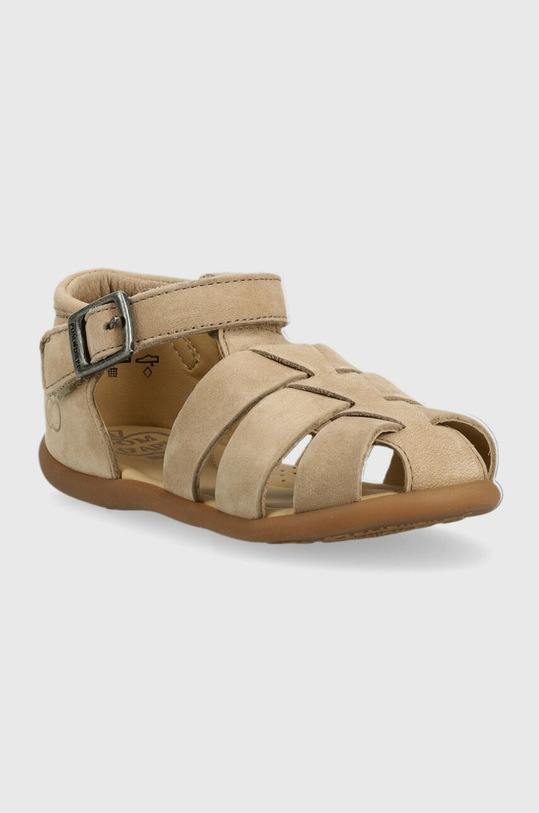 Pom D'api sandale din piele intoarsa pentru copii O1AJAS0402.24.25 bej SS23