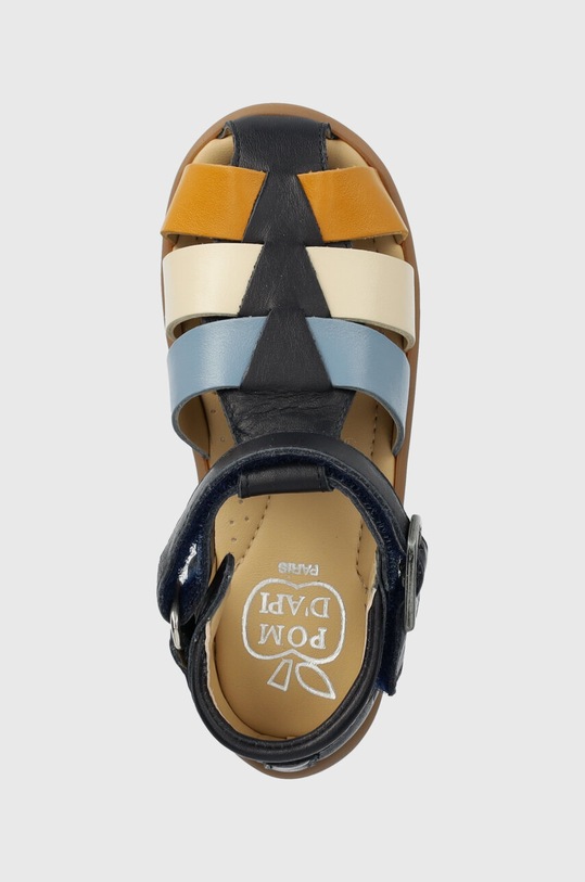 Dječje kožne sandale Pom D'api plava O1AJAA0404.24.25