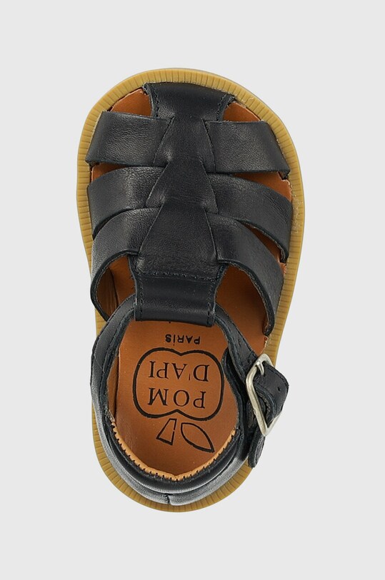 Детски сандали от кожа Pom D'api тъмносин O1CJAA04R1.19.23